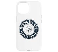 Marina Del Rey California USA Yacht Club Marina Navegación Carcasa para iPhone 15