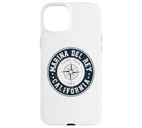 Marina Del Rey California USA Yacht Club Marina Navegación Carcasa para iPhone 15 Plus