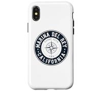 Marina Del Rey California USA Yacht Club Marina Navegación Carcasa para iPhone X/XS