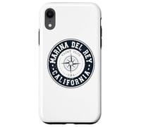 Marina Del Rey California USA Yacht Club Marina Navegación Carcasa para iPhone XR