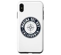 Marina Del Rey California USA Yacht Club Marina Navegación Carcasa para iPhone XS Max