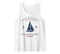 Marina di Portofino Yacht Club Boat Riviera Italiana Camiseta sin Mangas