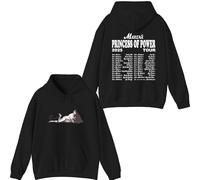 Marina Merch Princess Of Power Tour - Sudadera con capucha para hombre y mujer, Negro, L