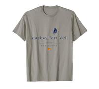 Marina Port Vell Barcelona Club Náutico Marina España Navegación Camiseta