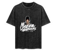 Marina The Diamonds Men's Black T-Shirt Unisex Cotton tee L