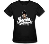 Marina The Diamonds T-Shirt Top tee Camiseta Short-Sleeve for Men