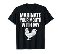 Marina tu Boca con mi Humor Divertido de Granja de Gallo Camiseta