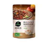 Marinado Bulgogi Original 80 g Pack 3 bolsas Adobo coreano para ternera, pollo, cerdo y verduras Sabor dulce umami para plancha, parrilla o salteado