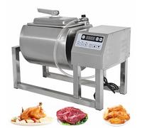 Marinador de vacío para carne y verduras, máquina de marinar al vacío de alimentos con rotación bidireccional, control de 3 velocidades y temporizador de 0 a 99 minutos, capacidad de 18 litros