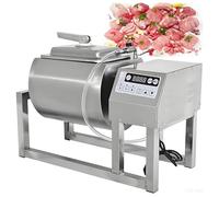 Marinador eléctrico de vaso de carne, máquina de volteo al vacío de 18 L, mezclador automático de carne con temporizador, 3 velocidades para marinar y encurtir en restaurantes y tiendas de