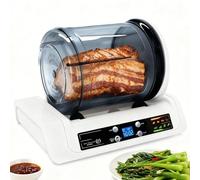 Marinadora eléctrica comercial para carnes - Capacidad de 5 litros para obtener carnes jugosas, ideal para hamburgueserías y reuniones familiares, fácil de usar para marinadas llenas de sabor.