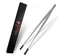 Marindo Pinzas de Cocina 30 cm de Largo, de Acero Inoxidable, aptas para lavavajillas, Rectas (Acero Inoxidable/Silicona)