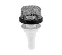 Marine Aerator Inlet Filter - Stainless Steel Mesh for High-Efficiency Oxygenation, Anti-Clog Protection with Fine Air Filtration, Air Pump Strainer for Live Fish Tank, Fishing Boat, Easy Installation
