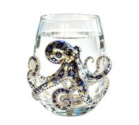 Marine Animal Bar Glass 420ml Clear 2D Fun Novelty Coastal