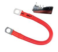 Marine Battery Cables - 2 AWG Heavy Duty Battery Wire Cable with Terminals Black/Red Inverter Power Cables Connector Leads For Boats Cars Motorcycles Solar Auto