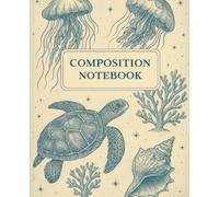 Marine Biology Notes - Vintage Ocean Aesthetic | Calm Focus for Journaling, Study & ADHD | School, College, Office | Wide Lined