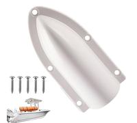 Marine Cable Vent Cover - Clamshell Wire Hole Protector, Boat Engine Room Ventilator, Easy Install Deck Accessory, Durable Bilge Vent Shield | Reliable Yacht Cabin Cover For Outdoor Marine Cruise