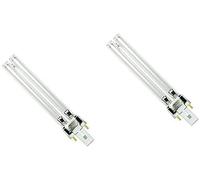 Marine Color 2 bombillas UV de 5 W, 7 W, 9 W, 11 W, 13 W, bombillas de repuesto para UV PLS para filtro y clarificadores UVC (5 W)