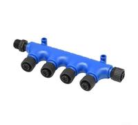Marine Connector M125P Conector divisor en T de 37 vías para NMEA 2000 Drop con bloqueo roscado IP67 impermeable para sistemas Garmin y Simrad (1 macho a 5 hembra)