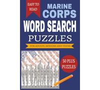 Marine Corps Word Search Book: Word Searches with Easy to Read Print about Marine Corps Terms and More | 6x9 inches, 110 pages | 50+ Puzzles... Gifts for Vacations, Holidays and Free Times