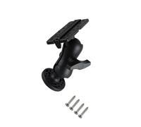 Marine Electronics - Soporte de montaje para kayak, plataforma buscadora de peces con base de tornillo de brazo ajustable y placa de soporte negra para barcos, pesca, kayak, accesorios