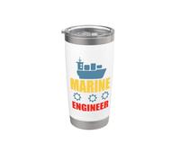 Marine Engineer Funny Engineering Job Titiles Vaso térmico de acero inoxidable de doble pared