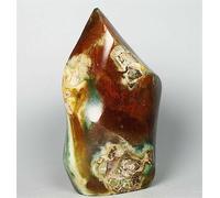Marine Jasper Crystal Agate Cave Crystal Stone Flame (Size : 500-550g)