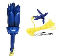 Marine Kayak anclaje plegable portátil con cuerda y bolsa almacenamiento, ancla barco para SUP Paddle Board Kayak Canoa Lancha motora