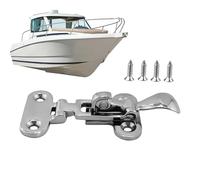 Marine Latch | Marine Cabin Door Lock | Stainless Steel Hardware Lockable, Boating & Water Sports For Panel Gate Deck Lid Yacht RV Electrical Box