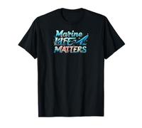 Marine Life Matters Ocean Conservation Whale Coral Design Camiseta