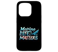 Marine Life Matters Ocean Conservation Whale Coral Design Carcasa para iPhone 15 Pro