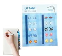Marine Life Stickers, Creative DIY Aid, 3.9x5.9 Inches Planner Device, Professional Adhesive Decals with Secure Grip, Compact Supply with Beauty Use, Home Accessories for Kids Parents Office Journal
