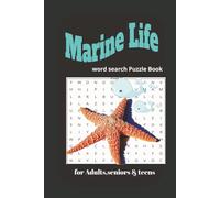 Marine Life Word Search Puzzle Book: Dive Into the Deep Blue with Fun and Challenging Ocean Word Puzzles....Ideal Gift for Summer or Vacations