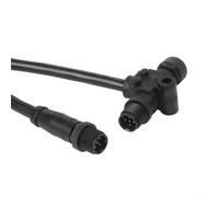 Marine Nmea 2000 T Splitter Cable 5 Pin Conector Impermeable Para Garmin Simrad Backbone Drop 20cm Negro