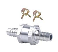 Marine Oil Check Valve - 1 Way Fueĺ Valve | Aluminum Backflow Valves - Clamp Set Oil Pressure Control Non Return Preventer for Car Caravan RV Boat Agricultural System Safety Flow