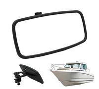 Marine Rear View Mirrors - Multipurpose And Reusable Surfing Water Sport Clamp-On Boat Mirrors | Large Water Ski Rear View, Clamp Glass Portable For Clear Vision, For Motorboats, Kayaks