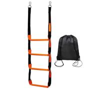 Marine Rope Ladder - 140x84x5cm 600lbs 4-Step Dock Boat Rope Ladder | Marine Climbing Stairs | Portable Canoe Accessory with Storage Bag For Swimming, Travel, Water Sports