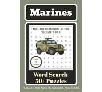 Marine Word Search Puzzle Book: Word Searches With Easy To Read Print With Military, Army, Navy and More | 6x9 inches, 110 Pages | 50+ Puzzles ... ... Word Search Puzzle Book Series Edition)