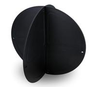 MARINEO Pelota de anclaje de 30 cm, color negro, 2 piezas, ahorra espacio, cumple con SeeSchStrO, resistente al agua salada, duradera, resistente a los rayos UV