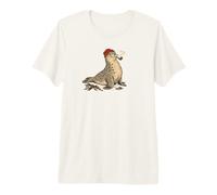 Marinero de Estibador de la Foca del Puerto de Nueva Ingl Camiseta Premium