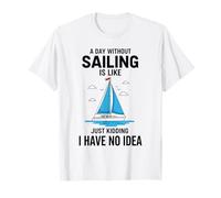 Marinero Divertido Un día sin navegar es como una Broma Camiseta