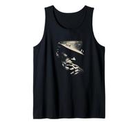 Marinero Viejo Desgastado con Tapa Retrato náutico Camiseta sin Mangas