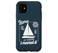 Marineros Yachting Barco de vela Navegando Yate-Ancla Velero Carcasa para iPhone 11