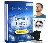 MARINIQUE® 120 UNIDADES TIRAS NASALES DEPORTIVAS | NASAL STRIP | No Más Ronquidos | Tiras Nasales Para Dormir | LARGA DURACIÓN y CONFORT | For Sleeping | Tiras Nasales Para Deporte CON GUIA DE USO