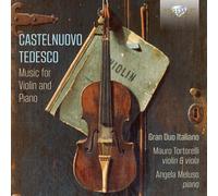 Mario Castelnuovo Castelnuovo Tedesco: Music for Violin a (CD) (Importación USA)