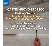 Mario Castelnuovo-Tedes Castelnuovo-Tedesco: Guitar Quint (CD) (Importación USA)