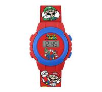 Mario GSM4234 - Reloj Digital de Cuarzo para niños con Correa de plástico, Rosso, Pulsera