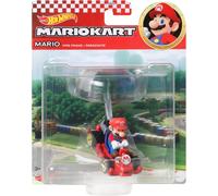 Mario Kart Glider Mario Pipe Marco Parachute 1:64 Hot Wheels HDB40