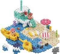 Marioinex 903155 Bloques de construcción Mini Waffle City Beach 148 Piezas 2 Figuras