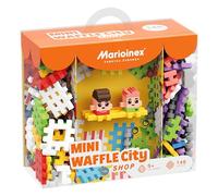 Marioinex 904169 Bloques de construcción Mini Waffle City Shop 148 Elementos 2 Figuras